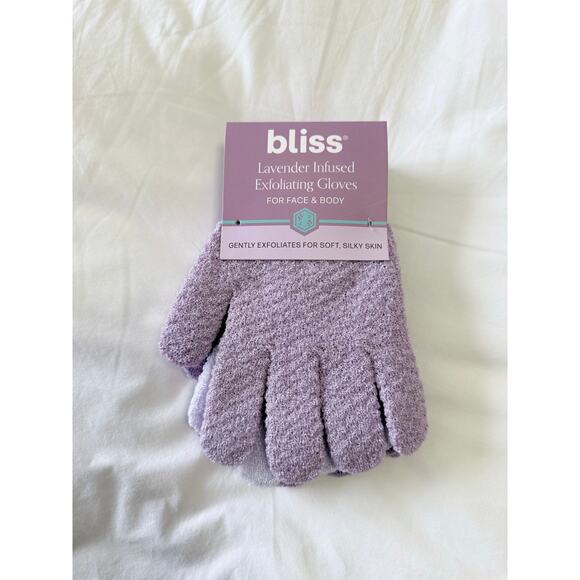 Bliss Other - Bliss | 3 Pair Lavender Infused Exfoliating Gloves | Face and Body New